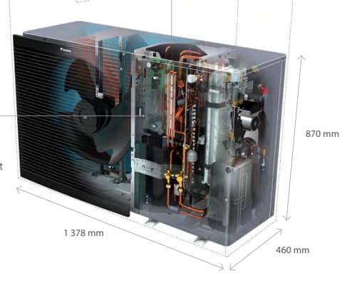 daikin altherma 3M dimensions