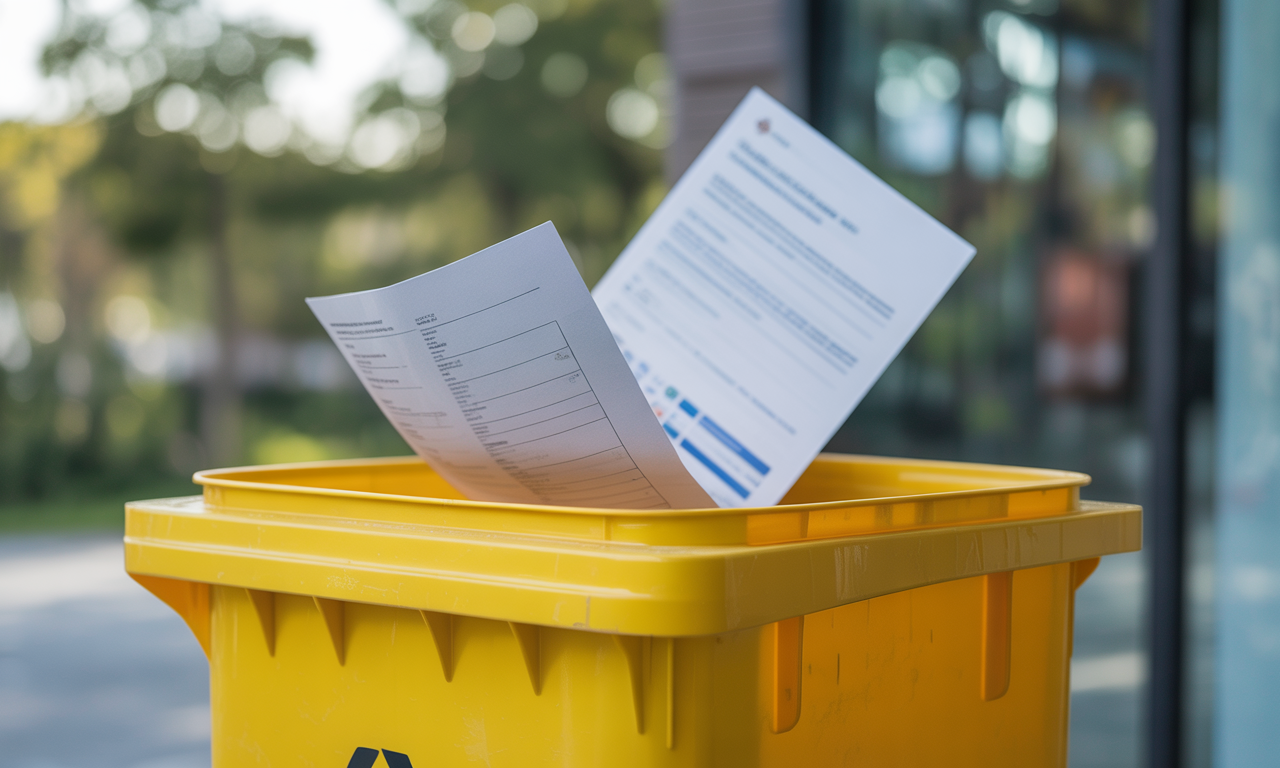 découvrez comment jeter vos papiers administratifs confidentiels en toute sécurité, sans risque de fuite d'informations, en utilisant la bonne poubelle ou méthode de destruction adaptée.