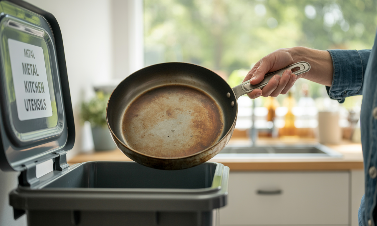 découvrez 5 astuces pratiques pour recycler votre poêle de cuisine usagée de manière écologique et responsable. guide complet pour savoir où et comment la jeter.